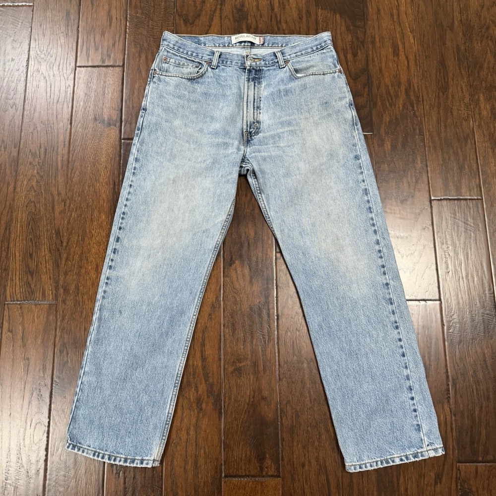 Levi's 505 Men's Blue Jeans, Regular Fit, Denim, 34x32 VTG Y2K